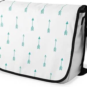 شنطة ماسنجر مدرسية مطبوعة رقمية بحزام اسود للبنات والاولاد من لو جاردين دو لين، شنطة ماسنجر للطلاب، شنط كتف مقاس 29 × 36 سم