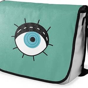 بوناميزون شنطة ماسنجر مدرسية مطبوعة رقميا للطلاب، شنطة كروس بودي وشنطة ساعي، شنطة كتف للمدرسة، العودة الى المدرسة، المقاس: 29 × 36 سم، ألوان متعددة