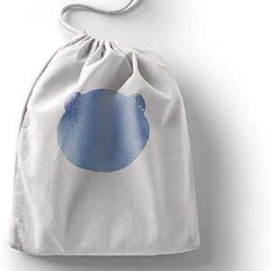 بوناميزون شنطة منتجات قطنية مطبوعة مع رباط، شنطة بقالة قابلة لاعادة الاستخدام، اكياس صديقة للبيئة وقابلة للتحلل البيولوجي، شنطة سفر، شنط تسوق، صديقة للبيئة، قابلة للطي، المقاس: 12×15 سم