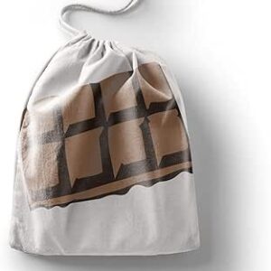 بوناميزون شنطة منتجات قطنية مطبوعة مع رباط، شنطة بقالة قابلة لاعادة الاستخدام، اكياس صديقة للبيئة وقابلة للتحلل البيولوجي، شنطة سفر، شنط تسوق، صديقة للبيئة، قابلة للطي، المقاس: 12×15 سم