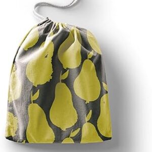 بوناميزون شنطة منتجات قطنية مطبوعة مع رباط، شنطة بقالة قابلة لاعادة الاستخدام، اكياس صديقة للبيئة وقابلة للتحلل البيولوجي، شنطة سفر، شنط تسوق، صديقة للبيئة، قابلة للطي، المقاس: 12×15 سم