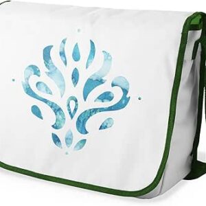 بونامايسون حقيبة مدرسية رسول مطبوعة رقميًا مع حزام كاكي للطلاب ، حقيبة كروس بودي ، حقيبة ساعي ، حقيبة كتف للمدرسة، العودة إلى المدرسة، الحجم: 29 × 36 سم، ألوان متعددة