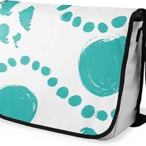 شنطة ماسنجر مدرسية مطبوعة رقمية بحزام اسود للبنات والاولاد من لو جاردين دو لين، شنطة ماسنجر للطلاب، شنط كتف مقاس 29 × 36 سم