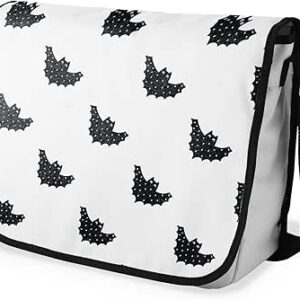 شنطة ماسنجر مدرسية مطبوعة رقمية بحزام اسود للبنات والاولاد من لو جاردين دو لين، شنطة ماسنجر للطلاب، شنط كتف مقاس 29 × 36 سم