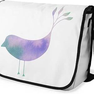 بوناميزون شنطة ماسنجر مدرسية مطبوعة رقميا مع حزام اسود للطلاب، شنطة كروس وشنطة ساعي، شنطة كتف للمدرسة، العودة الى المدرسة، المقاس: 29 × 36 سم