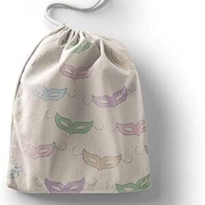 بوناميزون شنطة منتجات قطنية مطبوعة مع رباط، شنطة بقالة قابلة لاعادة الاستخدام، اكياس صديقة للبيئة وقابلة للتحلل البيولوجي، شنطة سفر، شنط تسوق، صديقة للبيئة، قابلة للطي، المقاس: 12×15 سم، قماش