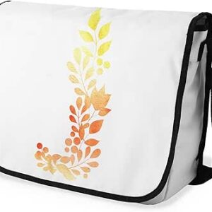 بوناميزون شنطة ماسنجر مدرسية مطبوعة رقميا مع حزام اسود للطلاب، شنطة كروس وشنطة ساعي، شنطة كتف للمدرسة، العودة الى المدرسة، المقاس: 29 × 36 سم