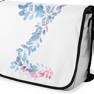 بوناميزون شنطة ماسنجر مدرسية مطبوعة رقميا مع حزام اسود للطلاب، شنطة كروس وشنطة ساعي، شنطة كتف للمدرسة، العودة الى المدرسة، المقاس: 29 × 36 سم