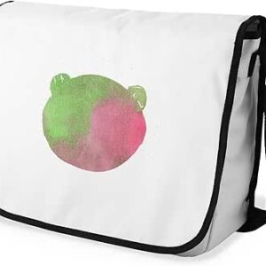 بوناميزون شنطة ماسنجر مدرسية مطبوعة رقميا مع حزام اسود للطلاب، شنطة كروس وشنطة ساعي، شنطة كتف للمدرسة، العودة الى المدرسة، المقاس: 29 × 36 سم