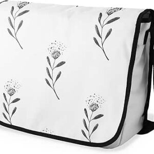 شنطة ماسنجر مدرسية مطبوعة رقمية بحزام اسود للبنات والاولاد من لو جاردين دو لين، شنطة ماسنجر للطلاب، شنط كتف مقاس 29 × 36 سم