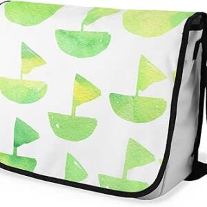 بوناميزون شنطة ماسنجر مدرسية مطبوعة رقميا مع حزام اسود للطلاب، شنطة كروس وشنطة ساعي، شنطة كتف للمدرسة، العودة الى المدرسة، المقاس: 29 × 36 سم