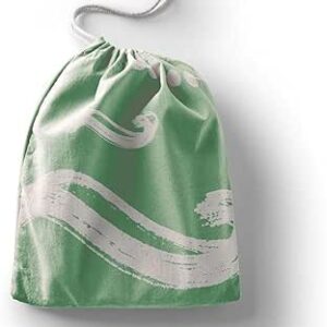 بوناميزون شنطة منتجات قطنية مطبوعة مع رباط، شنطة بقالة قابلة لاعادة الاستخدام، اكياس صديقة للبيئة وقابلة للتحلل البيولوجي، شنطة سفر، شنط تسوق، صديقة للبيئة، قابلة للطي، المقاس: 12×15 سم، قماش