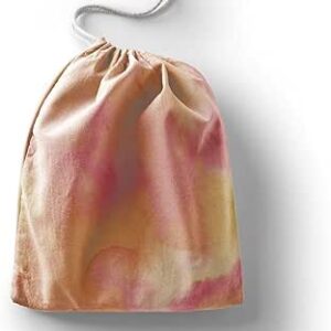 بوناميزون شنطة منتجات قطنية مطبوعة مع رباط، شنطة بقالة قابلة لاعادة الاستخدام، اكياس صديقة للبيئة وقابلة للتحلل البيولوجي، شنطة سفر، شنط تسوق، صديقة للبيئة، قابلة للطي، المقاس: 12×15 سم