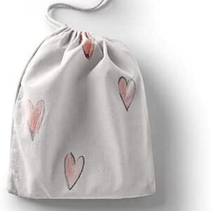 بوناميزون شنطة منتجات قطنية مطبوعة مع رباط، شنطة بقالة قابلة لاعادة الاستخدام، اكياس صديقة للبيئة وقابلة للتحلل البيولوجي، شنطة سفر، شنط تسوق، صديقة للبيئة، قابلة للطي، المقاس: 12×15 سم، قماش