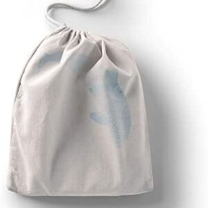 بوناميزون شنطة منتجات قطنية مطبوعة مع رباط، شنطة بقالة قابلة لاعادة الاستخدام، اكياس صديقة للبيئة وقابلة للتحلل البيولوجي، شنطة سفر، شنط تسوق، صديقة للبيئة، قابلة للطي، المقاس: 12×15 سم