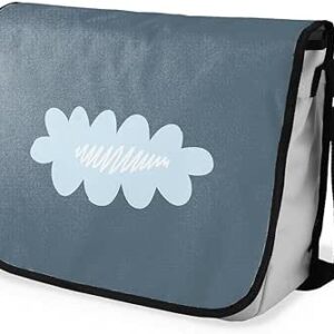 بوناميزون شنطة ماسنجر مدرسية مطبوعة رقميا للطلاب، شنطة كروس بودي وشنطة ساعي، شنطة كتف للمدرسة، العودة الى المدرسة، المقاس: 29 × 36 سم، ألوان متعددة