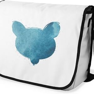 شنطة ماسنجر مدرسية مطبوعة رقمية بحزام اسود للبنات والاولاد من لو جاردين دو لين، شنطة ماسنجر للطلاب، شنط كتف مقاس 29 × 36 سم