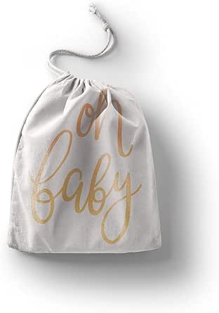 بوناميزون شنطة منتجات قطنية مطبوعة مع رباط، شنطة بقالة قابلة لاعادة الاستخدام، اكياس صديقة للبيئة وقابلة للتحلل البيولوجي، شنطة سفر، شنط تسوق، صديقة للبيئة، قابلة للطي، المقاس: 20×30 سم