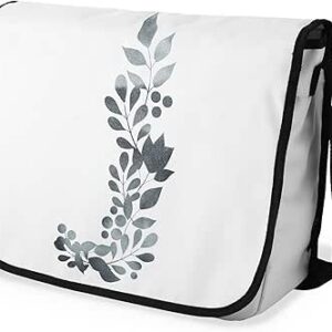 بوناميزون شنطة ماسنجر مدرسية مطبوعة رقميا مع حزام اسود للطلاب، شنطة كروس وشنطة ساعي، شنطة كتف للمدرسة، العودة الى المدرسة، المقاس: 29 × 36 سم