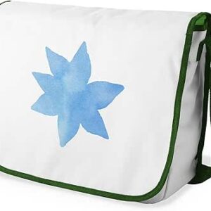 شنطة ماسنجر مدرسية مطبوعة رقميا مع احزمة كاكي للبنات والاولاد من لو جاردين دو لين، شنطة ماسنجر للطلاب، شنط كتف مقاس 29 × 36 سم