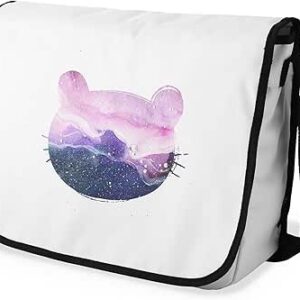 شنطة ماسنجر مدرسية مطبوعة رقمية بحزام اسود للبنات والاولاد من لو جاردين دو لين، شنطة ماسنجر للطلاب، شنط كتف مقاس 29 × 36 سم