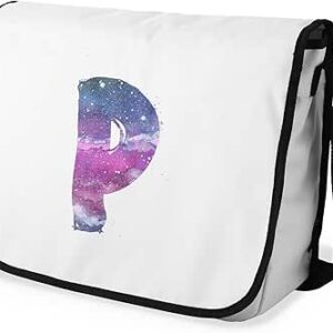 بوناميزون شنطة ماسنجر مدرسية مطبوعة رقميا مع حزام اسود للطلاب، شنطة كروس وشنطة ساعي، شنطة كتف للمدرسة، العودة الى المدرسة، المقاس: 29 × 36 سم