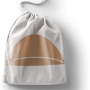 بوناميزون شنطة منتجات قطنية مطبوعة مع رباط، شنطة بقالة قابلة لاعادة الاستخدام، اكياس صديقة للبيئة وقابلة للتحلل البيولوجي، شنطة سفر، شنط تسوق، صديقة للبيئة، قابلة للطي، المقاس: 20×30 سم، قماش