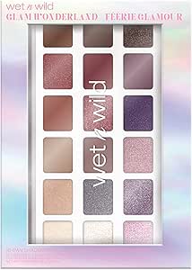 ظلال العيون ويت اند وايلد، 18 مربع، متلألئ، ألوان متعددة، مسحوق