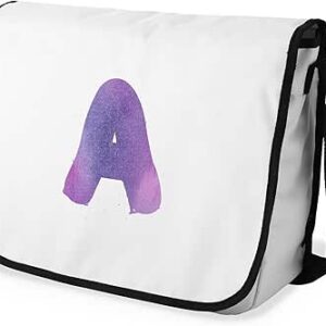 بوناميزون شنطة ماسنجر مدرسية مطبوعة رقميا مع حزام اسود للطلاب، شنطة كروس وشنطة ساعي، شنطة كتف للمدرسة، العودة الى المدرسة، المقاس: 29 × 36 سم