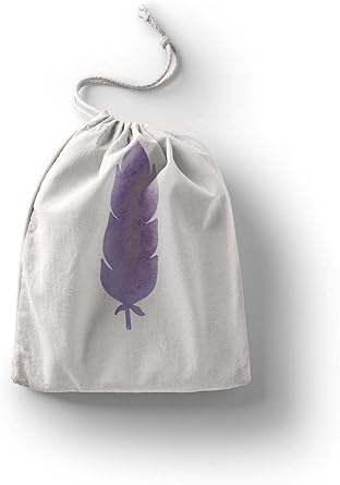 بوناميزون شنطة منتجات قطنية مطبوعة مع رباط، شنطة بقالة قابلة لاعادة الاستخدام، اكياس صديقة للبيئة وقابلة للتحلل البيولوجي، شنطة سفر، شنط تسوق، صديقة للبيئة، قابلة للطي، المقاس: 20×30 سم، قماش