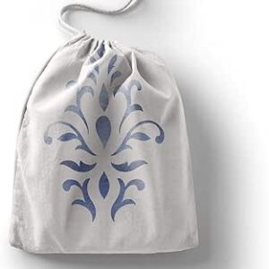 بوناميزون شنطة منتجات قطنية مطبوعة مع رباط، شنطة بقالة قابلة لاعادة الاستخدام، اكياس صديقة للبيئة وقابلة للتحلل البيولوجي، شنطة سفر، شنط تسوق، صديقة للبيئة، قابلة للطي، المقاس: 12×15 سم