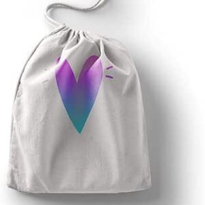 بوناميزون شنطة منتجات قطنية مطبوعة مع رباط، شنطة بقالة قابلة لاعادة الاستخدام، اكياس صديقة للبيئة وقابلة للتحلل البيولوجي، شنطة سفر، شنط تسوق، صديقة للبيئة، قابلة للطي، المقاس: 12×15 سم