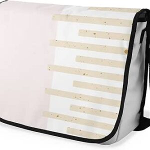 بوناميزون شنطة ماسنجر مدرسية مطبوعة رقميا مع حزام اسود للطلاب، شنطة كروس وشنطة ساعي، شنطة كتف للمدرسة، العودة الى المدرسة، المقاس: 29 × 36 سم