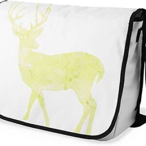 بوناميزون شنطة ماسنجر مدرسية مطبوعة رقميا مع حزام اسود للطلاب، شنطة كروس وشنطة ساعي، شنطة كتف للمدرسة، العودة الى المدرسة، المقاس: 29 × 36 سم