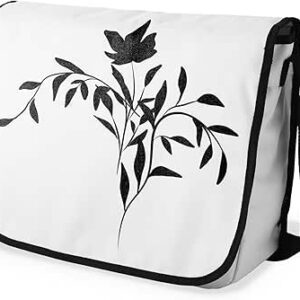 شنطة ماسنجر مدرسية مطبوعة رقمية بحزام اسود للبنات والاولاد من لو جاردين دو لين، شنطة ماسنجر للطلاب، شنط كتف مقاس 29 × 36 سم