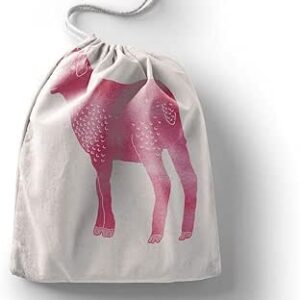 بوناميزون شنطة منتجات قطنية مطبوعة مع رباط، شنطة بقالة قابلة لاعادة الاستخدام، اكياس صديقة للبيئة وقابلة للتحلل البيولوجي، شنطة سفر، شنط تسوق، صديقة للبيئة، قابلة للطي، المقاس: 12×15 سم، لوحة قماشية