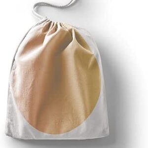 بوناميزون شنطة منتجات قطنية مطبوعة مع رباط، شنطة بقالة قابلة لاعادة الاستخدام، اكياس صديقة للبيئة وقابلة للتحلل البيولوجي، شنطة سفر، شنط تسوق، صديقة للبيئة، قابلة للطي، المقاس: 12×15 سم، قماش