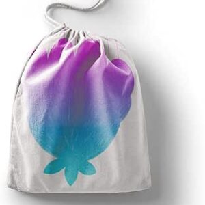 بوناميزون شنطة منتجات قطنية مطبوعة مع رباط، شنطة بقالة قابلة لاعادة الاستخدام، اكياس صديقة للبيئة وقابلة للتحلل البيولوجي، شنطة سفر، شنط تسوق، صديقة للبيئة، قابلة للطي، المقاس: 20×30 سم