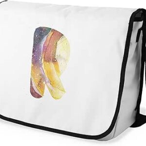 بوناميزون شنطة ماسنجر مدرسية مطبوعة رقميا مع حزام اسود للطلاب، شنطة كروس وشنطة ساعي، شنطة كتف للمدرسة، العودة الى المدرسة، المقاس: 29 × 36 سم