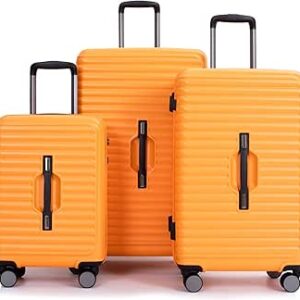 مجموعة شنط سفر من 3 قطع مع قفل تي اس ايه من سبوفلين، شنطة خفيفة الوزن مع خطافين وعجلات دوارة مزدوجة 360 درجة للرجال والنساء (21 انش/25/29 انش)/(20/24/28 انش)