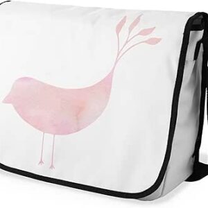 شنطة ماسنجر مدرسية مطبوعة رقمية بحزام اسود للبنات والاولاد من لو جاردين دو لين، شنطة ماسنجر للطلاب، شنط كتف مقاس 29 × 36 سم