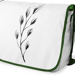 شنطة ماسنجر مدرسية مطبوعة رقميا مع احزمة كاكي للبنات والاولاد من لو جاردين دو لين، شنطة ماسنجر للطلاب، شنط كتف مقاس 29 × 36 سم