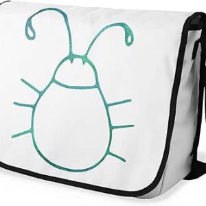 بوناميزون شنطة ماسنجر مدرسية مطبوعة رقميا مع حزام اسود للطلاب، شنطة كروس وشنطة ساعي، شنطة كتف للمدرسة، العودة الى المدرسة، المقاس: 29 × 36 سم