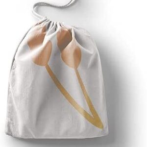 بوناميزون شنطة منتجات قطنية مطبوعة مع رباط، شنطة بقالة قابلة لاعادة الاستخدام، اكياس صديقة للبيئة وقابلة للتحلل البيولوجي، شنطة سفر، شنط تسوق، صديقة للبيئة، قابلة للطي، المقاس: 12×15 سم