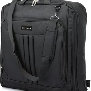 حقيبة ملابس من النايلون لرحلات العمل من سويمومو لتعليق الملابس والبدلات والسفر مع حزام كتف للرجال والنساء