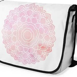 بوناميزون شنطة ماسنجر مدرسية مطبوعة رقميا مع حزام اسود للطلاب، شنطة كروس وشنطة ساعي، شنطة كتف للمدرسة، العودة الى المدرسة، المقاس: 29 × 36 سم