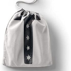 بوناميزون شنطة منتجات قطنية مطبوعة مع رباط، شنطة بقالة قابلة لاعادة الاستخدام، اكياس صديقة للبيئة وقابلة للتحلل البيولوجي، شنطة سفر، شنط تسوق، صديقة للبيئة، قابلة للطي، المقاس: 12×15 سم، قماش