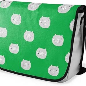 بوناميزون شنطة ماسنجر مدرسية مطبوعة رقميا للطلاب، شنطة كروس بودي وشنطة ساعي، شنطة كتف للمدرسة، العودة الى المدرسة، المقاس: 29 × 36 سم، ألوان متعددة