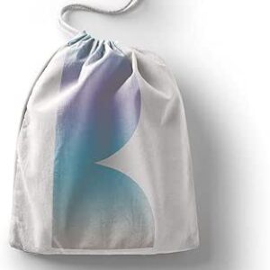 بوناميزون شنطة منتجات قطنية مطبوعة مع رباط، شنطة بقالة قابلة لاعادة الاستخدام، اكياس صديقة للبيئة وقابلة للتحلل البيولوجي، شنطة سفر، شنط تسوق، صديقة للبيئة، قابلة للطي، المقاس: 20×30 سم