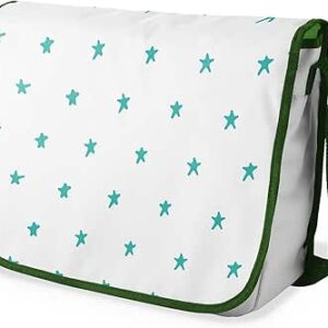 بوناميزون شنطة ماسنجر مدرسية مطبوعة رقميا مع حزام كاكي للطلاب، شنطة كروس وشنطة ساعي، شنطة كتف للمدرسة، العودة الى المدرسة، المقاس: 29 × 36 سم